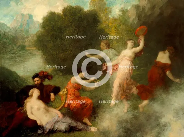 Tannhäuser on the Venusberg, 1864. Creator: Henri Fantin-Latour.