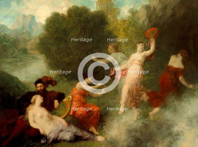 Tannhäuser on the Venusberg, 1864. Creator: Henri Fantin-Latour.