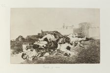 Tanto y mas.; Los Desastres de la Guerra, Madrid 1863. Creator: Francisco Goya