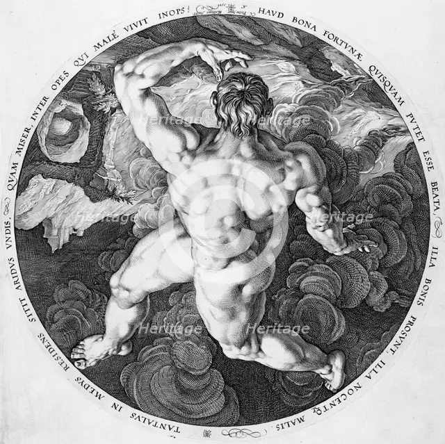 Tantalus, 1588. Creator: Hendrik Goltzius.