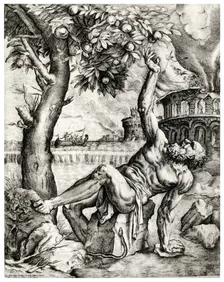 Tantalus 16th century, (1937). Creator: Giulio Sanuto