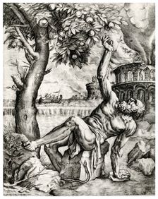 Tantalus 16th century, (1937). Creator: Giulio Sanuto