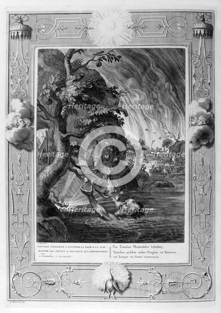 Tantalus' torment, 1733. Artist: Bernard Picart