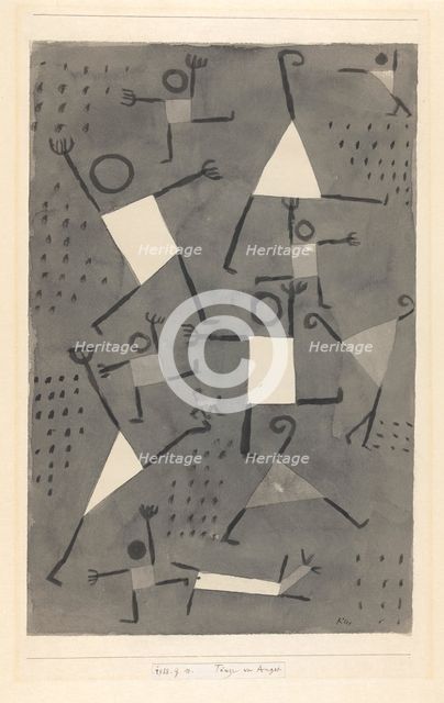Tänze vor Angst (Dances caused by fear), 1938.