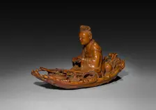 Taoist Immortal He Xiangu, 1700s. Creator: Unknown
