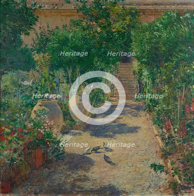 Taormina in the sunshine, 1897. Creator: Johann Victor Kramer.