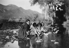 Taos children, c1905. Creator: Edward Sheriff Curtis