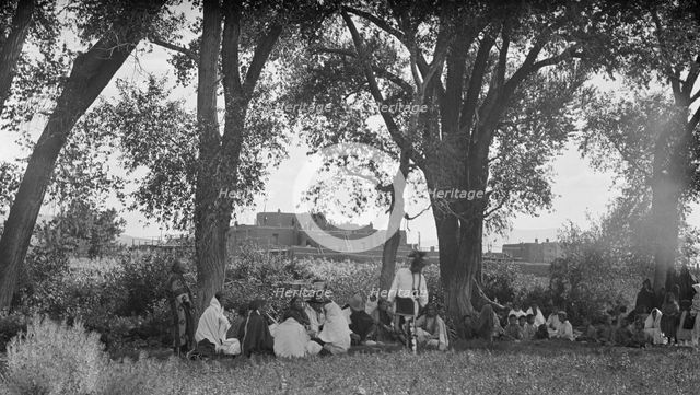 [Taos Pueblo, New Mexico], between 1899 and 1928. Creator: Arnold Genthe.