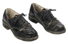 Tap shoes used by Sammy Davis Jr., 1938. Creator: Windsor Shoe Company
