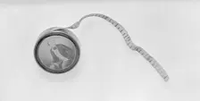 Tape measure commemorating the death of Prince Albert, 1861. Creator: Unknown