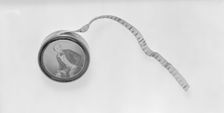 Tape measure commemorating the death of Prince Albert, 1861. Creator: Unknown