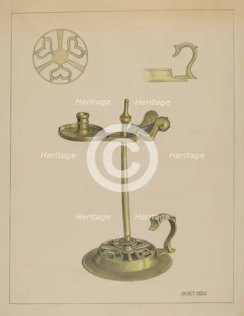 Taper Jack, c. 1936. Creator: Janet Riza.