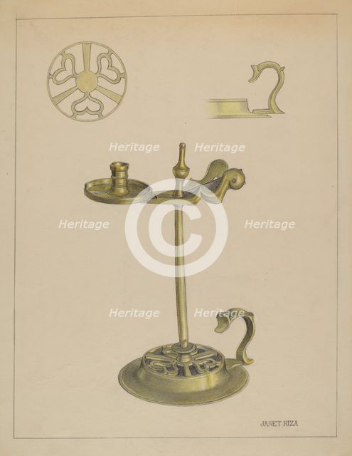 Taper Jack, c. 1936. Creator: Janet Riza.