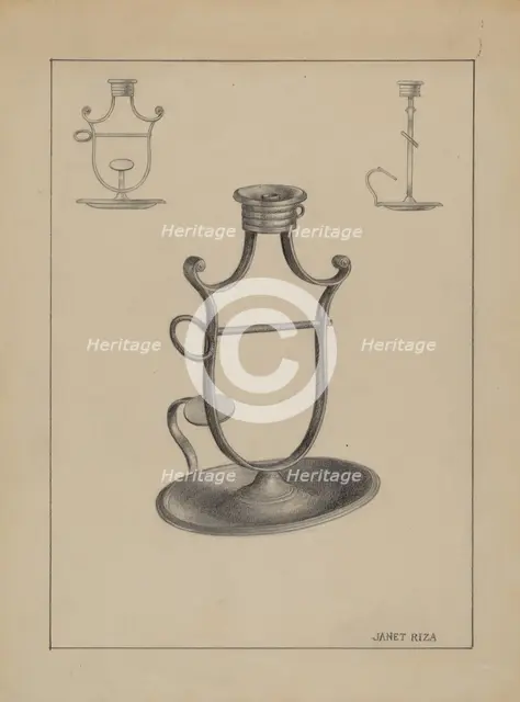 Taper Jack, c. 1936. Creator: Janet Riza.