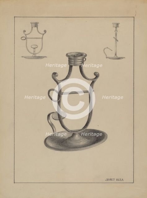Taper Jack, c. 1936. Creator: Janet Riza.