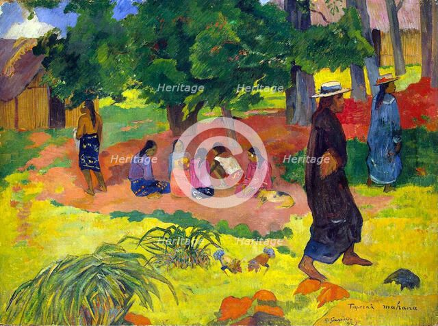 'Taperaa Mahana', (Late Afternoon), 1892.  Artist: Paul Gauguin