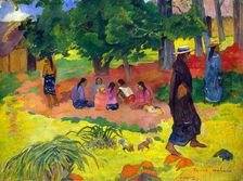 Taperaa Mahana (Late Afternoon), 1892. Artist: Paul Gauguin