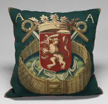 Tapestry-covered Cushion, c. 1675/1725. Creator: Unknown