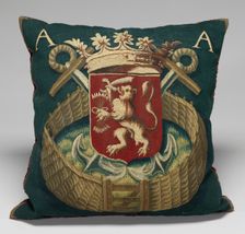 Tapestry-covered Cushion, c. 1675/1725. Creator: Unknown