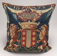 Tapestry-covered Cushion, c. 1675/1725. Creator: Unknown