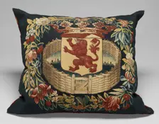 Tapestry-covered Cushion, c. 1675/1725. Creator: Unknown
