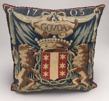 Tapestry-covered Cushion, c. 1675/1725. Creator: Unknown