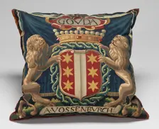 Tapestry-covered Cushion, c. 1675/1725. Creator: Unknown