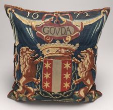 Tapestry-covered Cushion, c. 1675/1725. Creator: Unknown