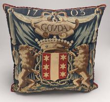Tapestry-covered Cushion, c. 1675/1725. Creator: Unknown