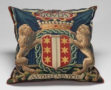 Tapestry-covered Cushion, c. 1675/1725. Creator: Unknown