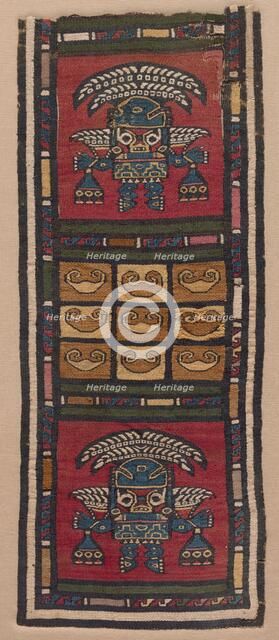 Tapestry Fragment, 700-1370s. Creator: Unknown.