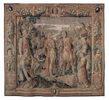 Tapestry (Octavia Effects The Concord of Tarentum), c1600-1623. Creator: Karel van Mander