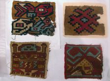 Tapestry Medallions, Peru, A.D. 650/700. Creator: Unknown