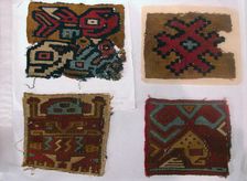 Tapestry Medallions, Peru, A.D. 650/700. Creator: Unknown