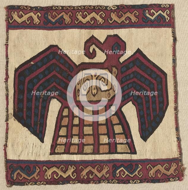 Tapestry Square Panel, c. 700-1100. Creator: Unknown.