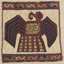 Tapestry Square Panel, c. 700-1100. Creator: Unknown
