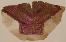 Tapestry-woven Yoke from a Tunic, 800-1200?. Creator: Unknown