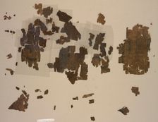 Taqueté fragments with winged lions in roundels, 899-1160. Creator: Unknown