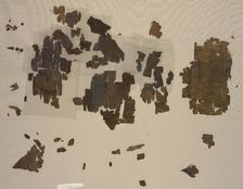 Taqueté fragments with winged lions in roundels, 899-1160. Creator: Unknown