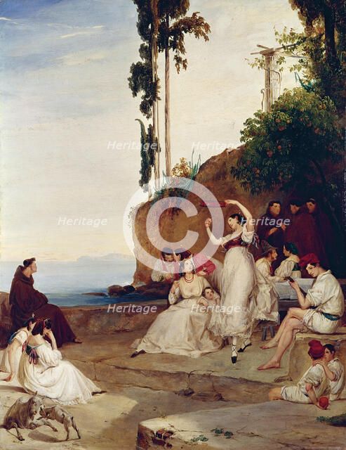 Tarantella, c1830. Creator: Karl Blechen.