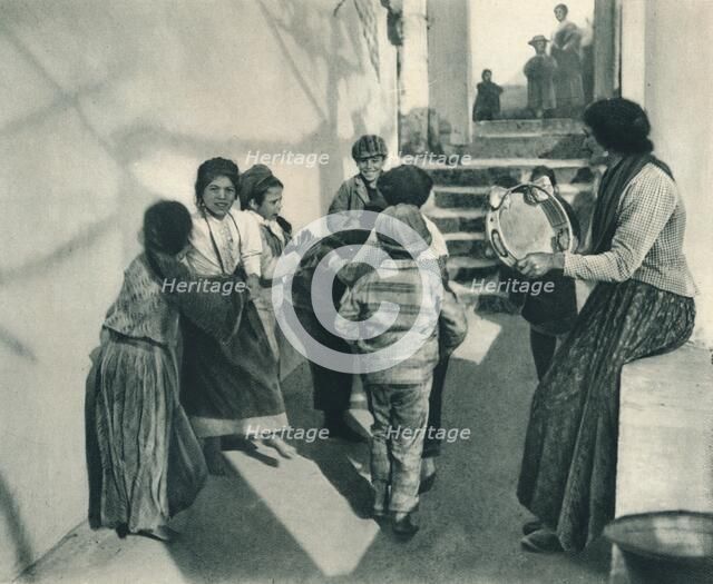 Tarantella, Capri, Italy, 1927. Artist: Eugen Poppel.