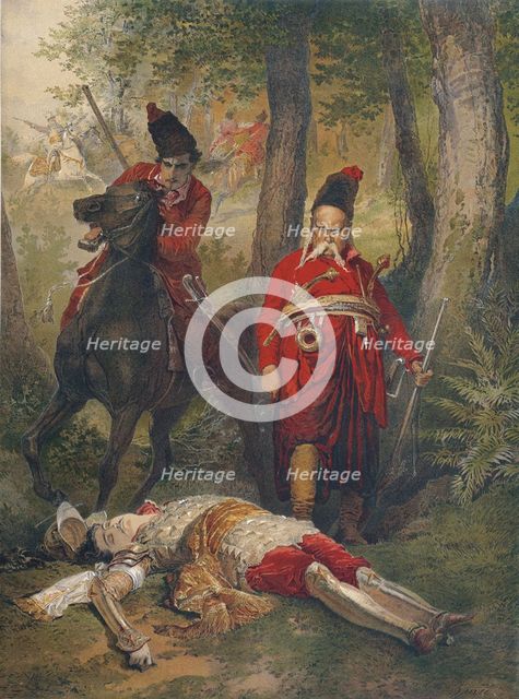 Taras Bulba (Illustration for Story by N. Gogol), 1890s. Artist: Zichy, Mihály (1827-1906)