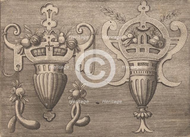 Targhe ed altri ornati di varie e capricciose invenzioni (Cartouches and other ornaments o..., 1773. Creator: Unknown.