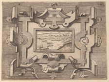 Targhe ed altri ornati di varie e capricciose invenzioni (Cartouches and other ornaments o..., 1773. Creator: Unknown
