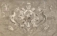 Targhe ed altri ornati di varie e capricciose invenzioni (Cartouches and other ornaments o..., 1773. Creator: Unknown