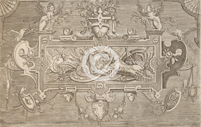 Targhe ed altri ornati di varie e capricciose invenzioni (Cartouches and other ornaments o..., 1773. Creator: Unknown.