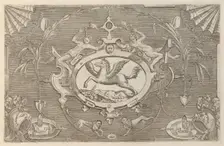 Targhe ed altri ornati di varie e capricciose invenzioni (Cartouches and other ornaments o..., 1773. Creator: Unknown