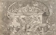 Targhe ed altri ornati di varie e capricciose invenzioni (Cartouches and other ornaments o..., 1773. Creator: Unknown