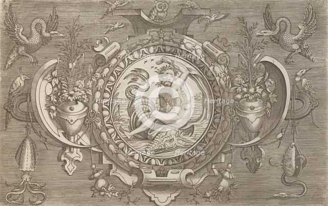 Targhe ed altri ornati di varie e capricciose invenzioni (Cartouches and other ornaments o..., 1773. Creator: Unknown.