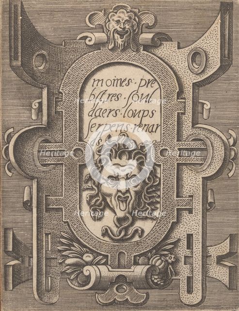 Targhe ed altri ornati di varie e capricciose invenzioni (Cartouches and other ornaments o..., 1773. Creator: Unknown.